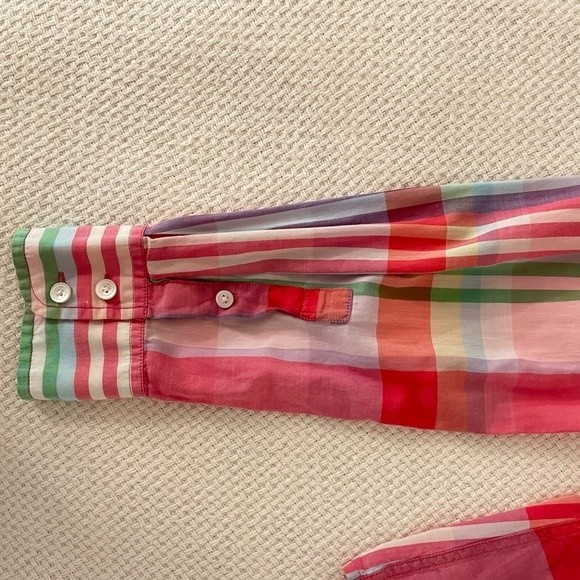 Tommy Hilfiger Women’s Plaid Multicolor Button Down Shirt - Picture 5 of 8